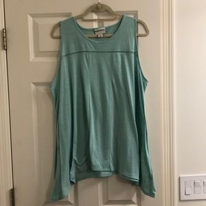 Ava & Vic 1X blue sleeveless top